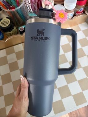 Stanley Matte Slate Gray Insulated Travel Mug with Handle
